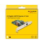 DeLOCK 90760 Tarjeta de red PCI Express 2,5 Gigabit LAN 1 x M12 con PoE+ RTL