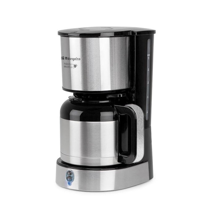 Orbegozo CG 5020 Cafetera de Goteo 12 Tazas Plata