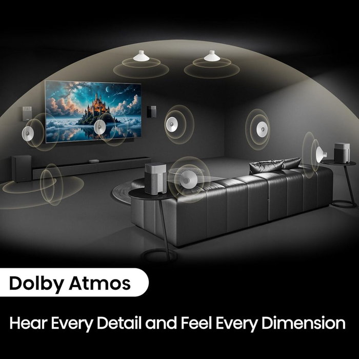 Barra de Sonido Hisense HT SATURN Negro