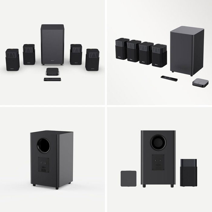 Barra de Sonido Hisense HT SATURN Negro