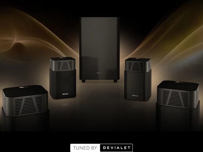 Hisense HT Saturn Barra de Sonido 4.1.2 canales 720 W con Dolby Atmos y Subwoofer Inalámbrico Negro