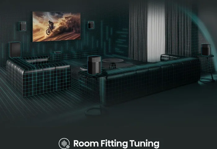 Hisense HT Saturn Barra de Sonido 4.1.2 canales 720 W con Dolby Atmos y Subwoofer Inalámbrico Negro