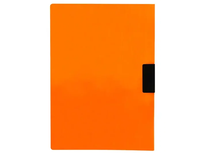 Liderpapel Carpeta Dossier con Pinza Lateral Naranja Fluor DIN A4