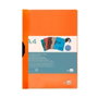 Liderpapel Carpeta Dossier con Pinza Lateral Naranja Fluor DIN A4