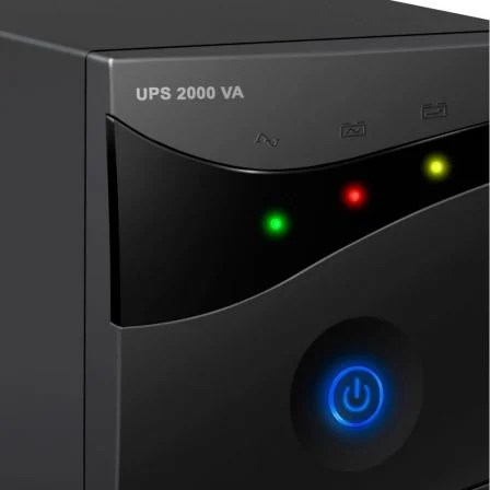 Woxter PE261-063 SAI Línea Interactiva UPS 800VA/480W, Formato Torre, 2 Tomas Schuko, con Función AVR y Batería Recargable