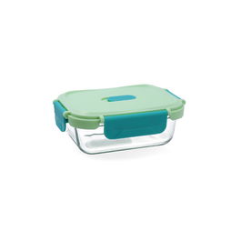 Recipiente Rectangular Hermético Vidrio Move Box Luminarc 37 cL