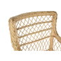 DKD Home Decor Sillón de Ratán con Cojín, Natural