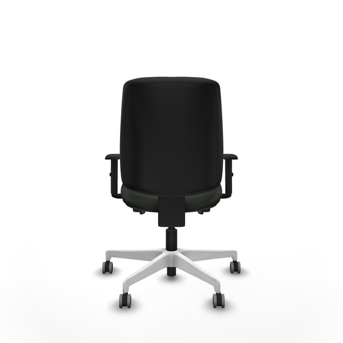 PIQUERAS Y CRESPO Silla de oficina Alares, Sincro/Traslack, Tela Negra, Base Blanca PIQUERAS Y CRESPO Silla de oficina Alares, Sincro/Traslack, Tela Negra, Base Blanca