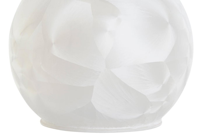 DKD Home Decor Decoración Luminosa Cristal LED Blanco 12x12x12 cm