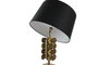 DKD Home Decor Lámpara Sobremesa India lamps 1c25 Dorado Negro 50 x 81 x 50 cm