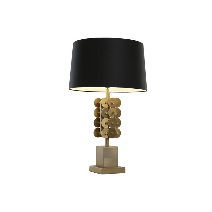 DKD Home Decor Lámpara de Sobremesa de Acero Patinado Mate Dorado y Negro DKD Home Decor Lámpara de Sobremesa de Acero Patinado Mate Dorado y Negro