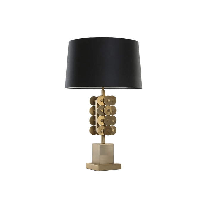 DKD Home Decor Lámpara de Sobremesa de Acero Patinado Mate Dorado y Negro DKD Home Decor Lámpara de Sobremesa de Acero Patinado Mate Dorado y Negro