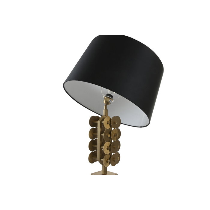 DKD Home Decor Lámpara de Sobremesa de Acero Patinado Mate Dorado y Negro DKD Home Decor Lámpara de Sobremesa de Acero Patinado Mate Dorado y Negro