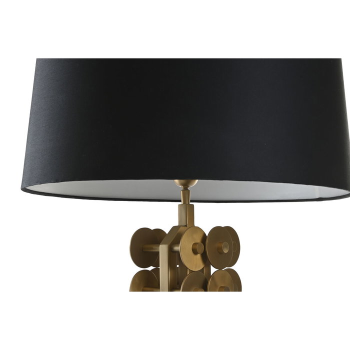 DKD Home Decor Lámpara de Sobremesa de Acero Patinado Mate Dorado y Negro DKD Home Decor Lámpara de Sobremesa de Acero Patinado Mate Dorado y Negro