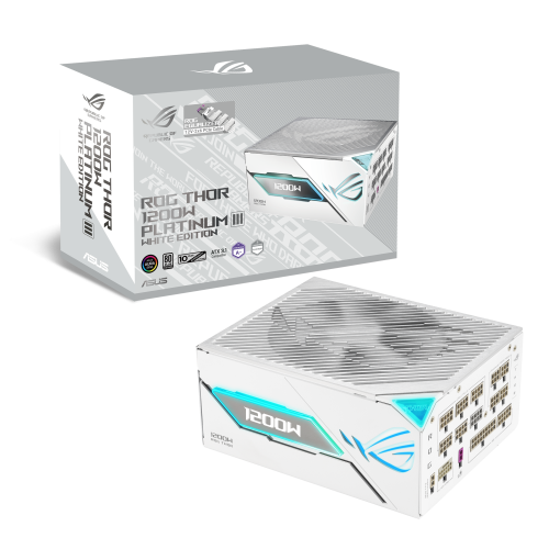 ASUS ROG THOR-1200P3-WHITE-GAMING-E 1200 W Blanco