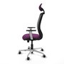 PIQUERAS Y CRESPO Silla de oficina Zulema con mecanismo Sincro Morada