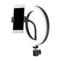 LogiLink Smartphone-Ringlicht de 20 cm con cable de 1.8 m