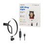 LogiLink Smartphone-Ringlicht de 20 cm con cable de 1.8 m