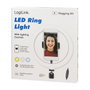 LogiLink Smartphone-Ringlicht de 20 cm con cable de 1.8 m