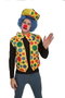 My Other Me Disfraz Chaleco y Pajarita Payaso Talla Única Adulto Multicolor