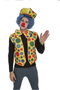 My Other Me Disfraz Chaleco y Pajarita Payaso Talla Única Adulto Multicolor