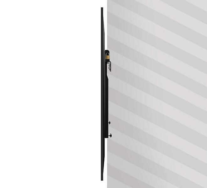 B-Tech Soporte de Pared Plano Universal para TV, hasta 55", 35kg máx, VESA 75x75 - 400x400, Negro BT8421