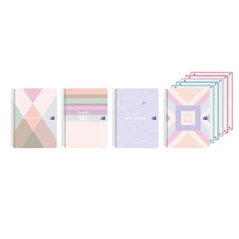 Bloc Oxford School Eu.Book 5 Oxford&Me Cute Micro.Tapa Pp A4+ 120H Cuadric.5X5 90G Surtido (4 Mod.) (Set de 5)