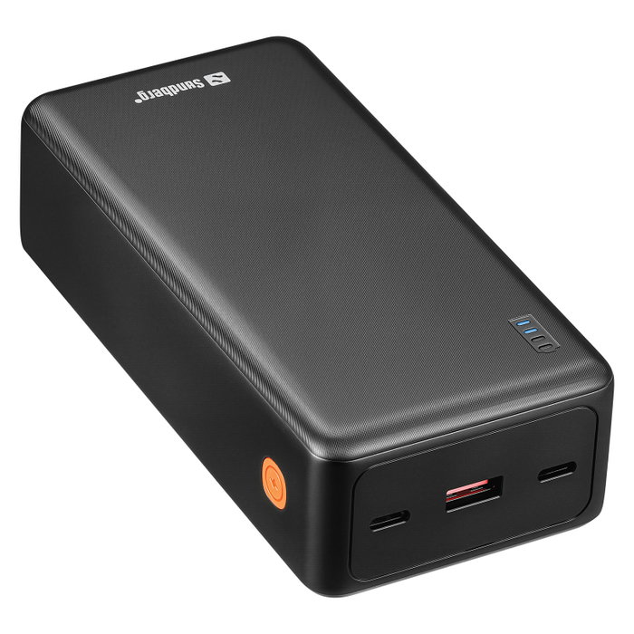 SANDBERG 320-43 Saver Powerbank 27000 mAh Negro Carga Rápida 20W Power Delivery 3 Puertos USB Tipo C SANDBERG 320-43 Saver Powerbank 27000 mAh Negro Carga Rápida 20W Power Delivery 3 Puertos USB Tipo C
