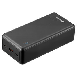 SANDBERG 320-43 Saver Powerbank 27000 mAh Negro Carga Rápida 20W Power Delivery 3 Puertos USB Tipo C
