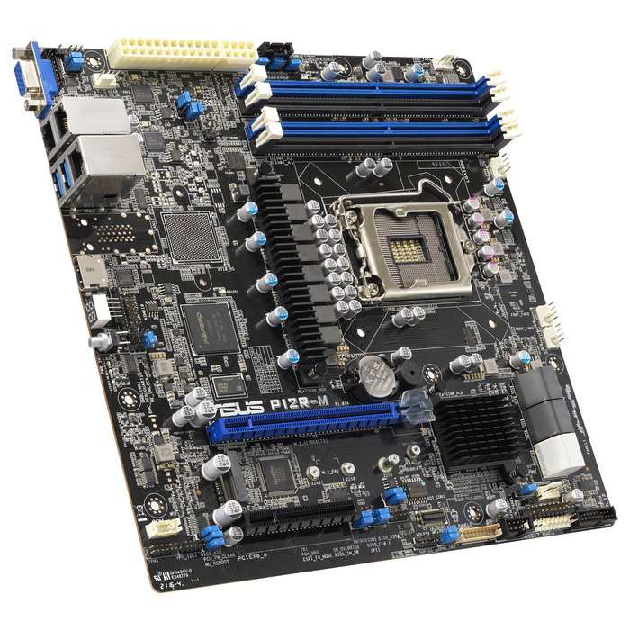 ASUS P12R-M Placa Base MicroATX LGA 1200 DDR4 con 2x1G Ethernet