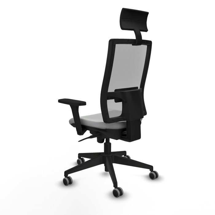PIQUERAS Y CRESPO Silla de oficina Horna con mecanismo Sincro, Gris claro PIQUERAS Y CRESPO Silla de oficina Horna con mecanismo Sincro, Gris claro