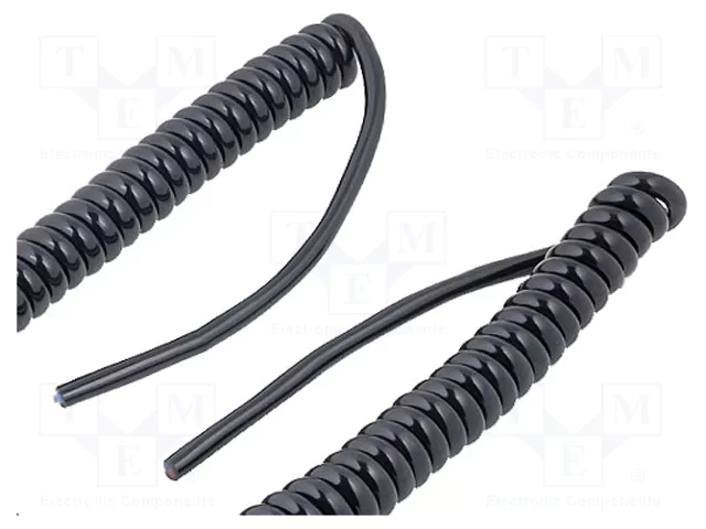 HELU Cable Espiral H05BQ-F 4G1mm2 Negro HELU Cable Espiral H05BQ-F 4G1mm2 Negro