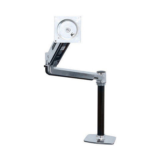 Ergotron LX HD Soporte de Monitor Sit-Stand de Escritorio con Brazo Articulado, 13.6 kg Capacidad, para Pantallas hasta 46 Pulgadas, Aluminio