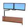 Ergotron LX HD Soporte de Monitor Sit-Stand de Escritorio con Brazo Articulado, 13.6 kg Capacidad, para Pantallas hasta 46 Pulgadas, Aluminio