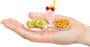 MGA Miniverse Bola Sorpresa Food Series Cenas Serie 3 Coleccionable 9 cm Modelos Surtidos
