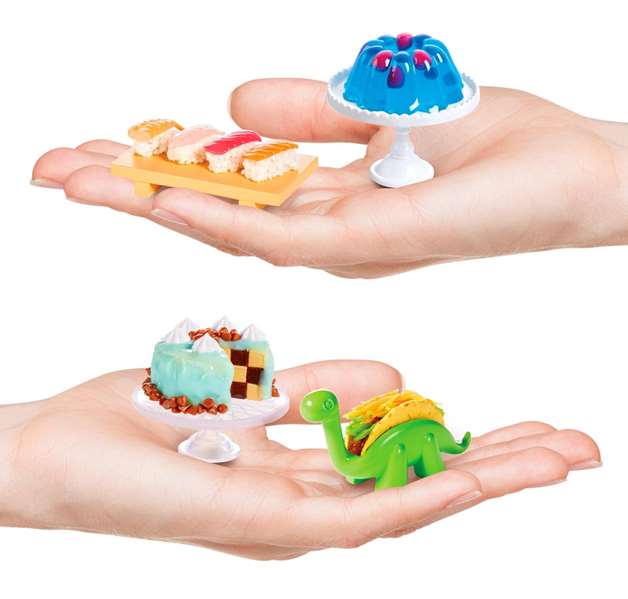 MGA Miniverse Bola Sorpresa Food Series Cenas Serie 3 Coleccionable 9 cm Modelos Surtidos