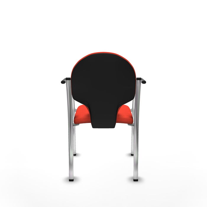 Silla de Recepción Hellín Piqueras y Crespo 220PTCRB305 Naranja Oscuro 2 Unidades