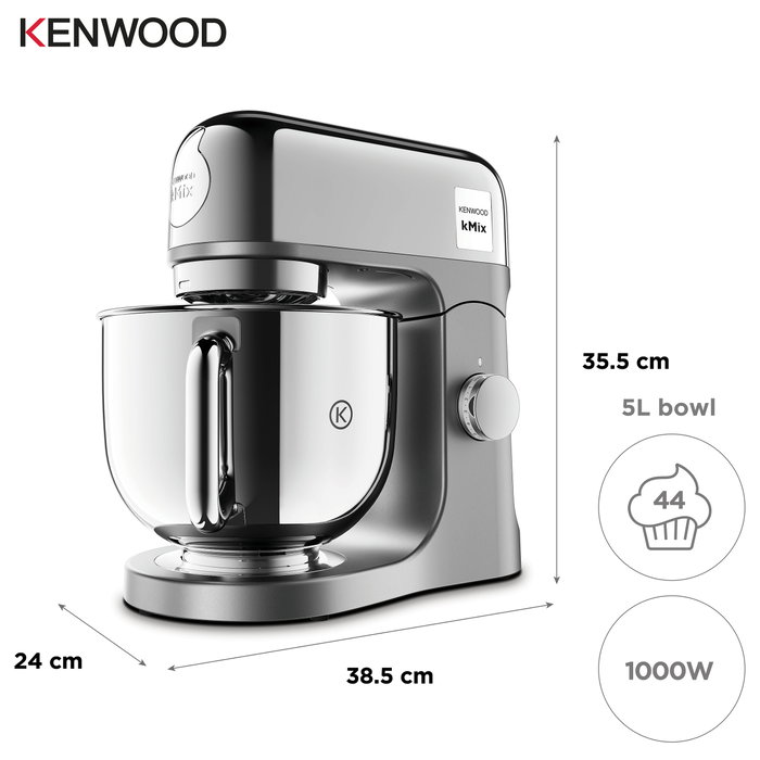 Kenwood kMix KMX760CH - Batidora amasadora 1000 W
