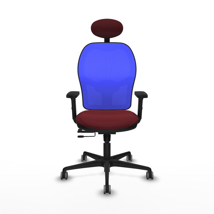 PIQUERAS Y CRESPO Silla de oficina Jorquera Granate y Azul PIQUERAS Y CRESPO Silla de oficina Jorquera Granate y Azul