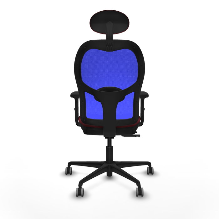 PIQUERAS Y CRESPO Silla de oficina Jorquera Granate y Azul PIQUERAS Y CRESPO Silla de oficina Jorquera Granate y Azul