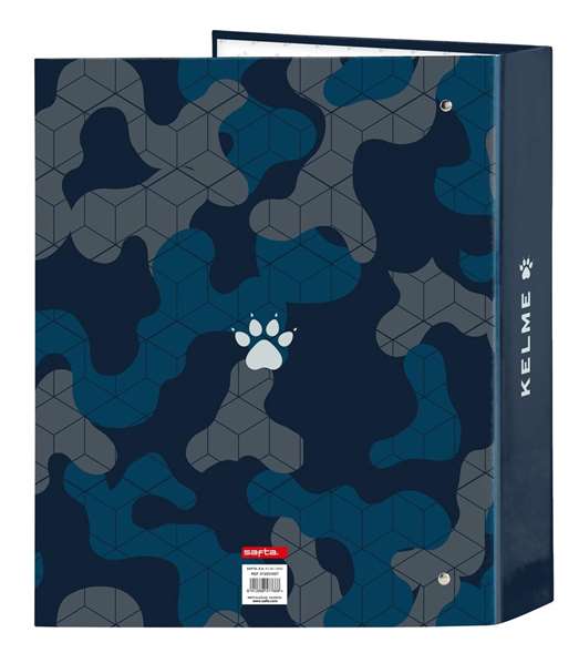 Carpeta de anillas Kelme Epic Azul marino A4 27 x 33 x 6 cm Carpeta de anillas Kelme Epic Azul marino A4 27 x 33 x 6 cm