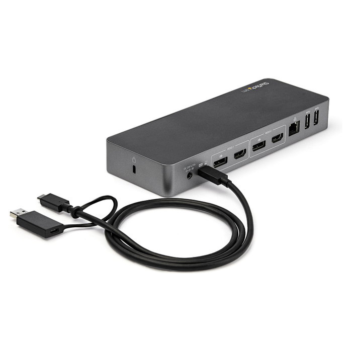 StarTech.com DK30C2DPPDUE Docking station universal USB-C y USB-A, Doble 4K