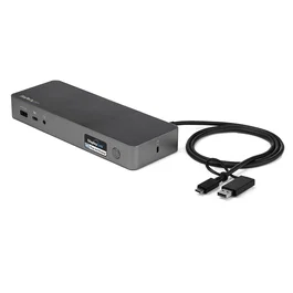 StarTech DK30C2DPPDUE Dock Universal USB-C/USB-A - Replicador de Puertos con Dual 4K 60Hz, Power Delivery 60W, Gigabit Ethernet para MacBook M1/M2/M3, Windows, ChromeOS