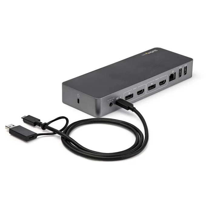 StarTech Docking Station Universal USB-C y USB 3.0 Dual 4K PD 60W DK30C2DPPDUE