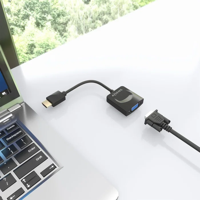 AISENS Conversor HDMI a SVGA Negro 15cm