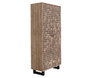 DKD Home Decor Armario Cocoshell 24 de Teca reciclada y Coco con 2 puertas, 80 x 40 x 200 cm