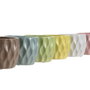 DKD Home Decor Maceta Dolomite Rombo Surtido de 6 Unidades