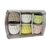 DKD Home Decor Maceta Dolomite Rombo Surtido de 6 Unidades
