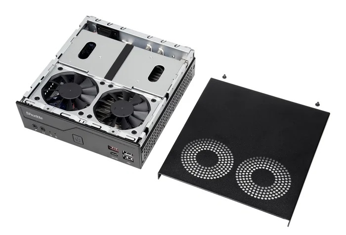 Shuttle DH810S Mini PC barebone Intel H810 LGA 1851 Negro