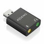 Aisens Conversor USB-A a Audio 48KHz con 2x Jack 3.5mm Negro